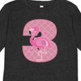 thumbnail image 4 of Inktastic 3rd Birthday Flamingo 3 Year Old Girl Girls Long Sleeve Toddler T-Shirt, 4 of 5