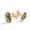 Color 3, variant on Men's Classic Stainless Steel, Camouflage Butterflies Pattern Cufflinks Business Wedding Shirts, Rose Gold