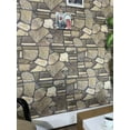 thumbnail image 2 of Dundee Deco 3D Wall Panels - Cladding, Brown Hazel Gold Stone Look Wall Paneling, Styrofoam Facing for Interior and Exterior Applications, DIY, SAMPLE, Size 10 x 10 in., 2 of 9