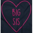 thumbnail image 2 of Big Sisters Sis Older Adorable Child Bodysuit Jumper Girls Infant Baby Brisco Brands NB, 2 of 6