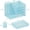 Blue, variant on Desk Organizer with File Holder, 5-Tier Paper Letter Tray Organizer with Drawer and 2 Pen Holder, Mesh Desktop Organizer and Storage with Magazine Holder for Office Supplies(Pink)