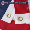 thumbnail image 5 of TOPFLAGS 2' x 3' ft American Flag Outdoor The Strongest, Longest Lasting, 2x3 foot. Embroidered Stars Sewn Stripes Brass Grommets Foot Heavy Duty Nylon, 5 of 8