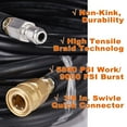 thumbnail image 3 of iMeshbean 25FT 5800PSI Replacement High Pressure Power Washer Hose -3/8" Quick Connect, 3 of 18
