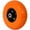Orange#9, variant on Heavy-Duty Flat free PU foam Tire and Wheel - 4.10/3.50-4", 10" Diameter, 5/8" Axle Bore Hole, 2.2" Offset Hub and Double Sealed Bearings for Hand Trucks Replacement,orange color,