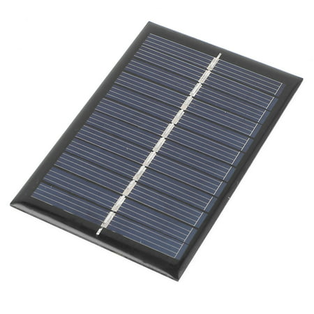 DC 6V 0.6W Rectangle Energy Saving Solar Cell Panel Module 90x60mm for