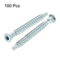 thumbnail image 2 of Tornillo Confirmat Uxcell para muebles 5x50mm con socket hexagonal tornillos de madera galvanizados 100pcs, 2 of 5