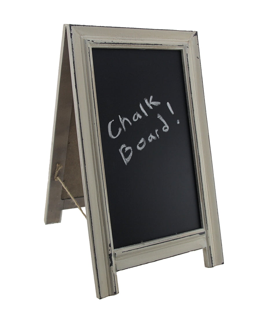 distressed finish double sided a frame chalkboard menu board chalk board menu board