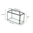 thumbnail image 3 of Caja de cristal para tarjetas de boda NCYP negra, 32 x 15 x 23 cm, con ranura y cierre, 3 of 7