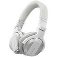 thumbnail image 3 of Pioneer DJ HDJ-CUE1BT White Wireless Bluetooth Headphones with Green Ear Pad Accessories Package, 3 of 9