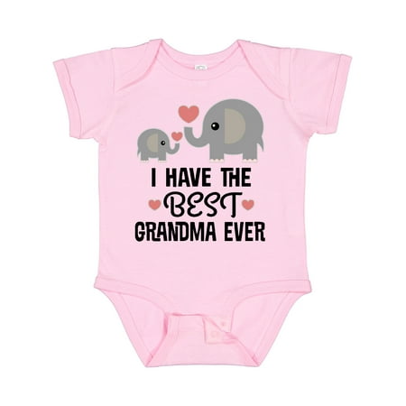 

Inktastic Grandkids Best Grandma Ever Gift Baby Boy or Baby Girl Bodysuit