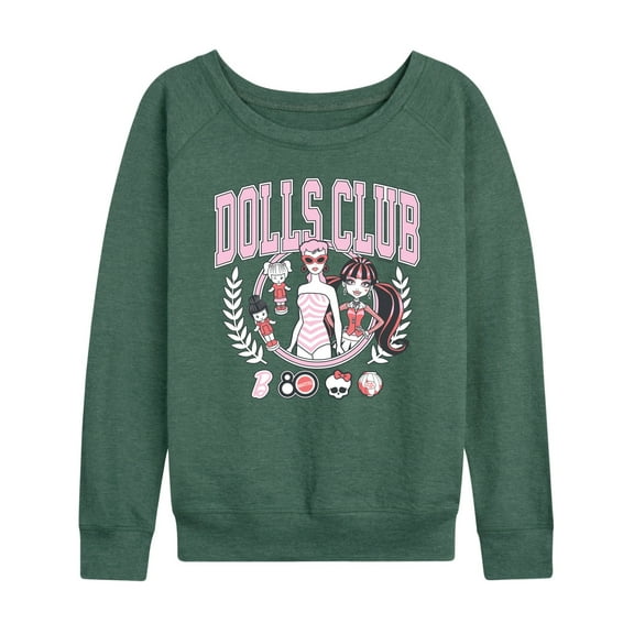 Mattel - Dolls Club - Women's French Terry Long Sleeve Shirt