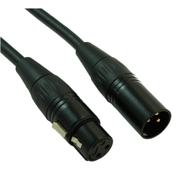 6Ft Premium XLR 3P Male/Female Microphone / Audio Mixer Cable Walmart