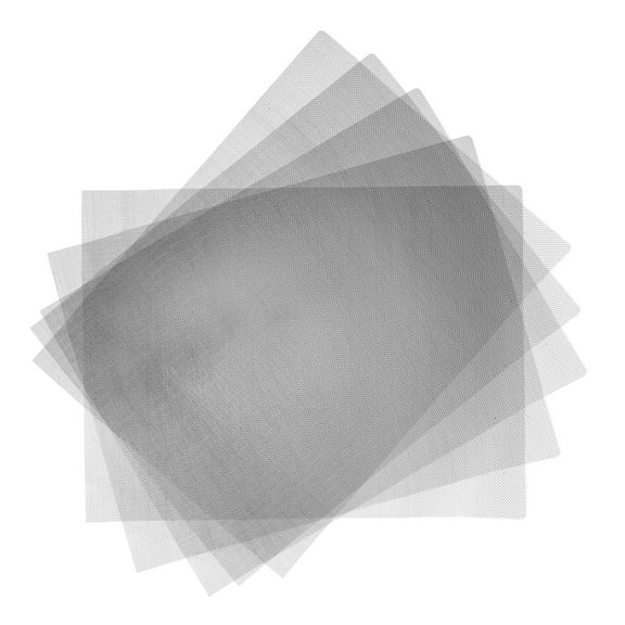 Unique Bargains 5 PCS Welding Mesh Plastic Reinforcing Stainless Steel Wire Mesh Screen for Thermoplastic Repairs Bumper