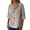 Khaki, variant on Lixiuxyad Womens Solid Color T Shirts Women's V Neck Button Down Shirt Casual Blouse For Daily Wear And Spring Summer Fall Tops Loose Fit Comfortable Button Up Shirt With Classic Design