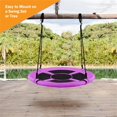 thumbnail image 4 of Pemberly Row 40" Flying Tree Swing Indoor Outdoor Play Set Swing Purple, 4 of 8