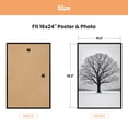thumbnail image 5 of Sindcom 16x24 Picture Frames , Gallery Wall Poster Frames Set of 3 , Black, 5 of 6