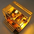 thumbnail image 3 of Hut Model Creative Delicate Decor Full-color Manual Book Nook Shelf Miniature Hut Doll Birthday Gift, 3 of 11