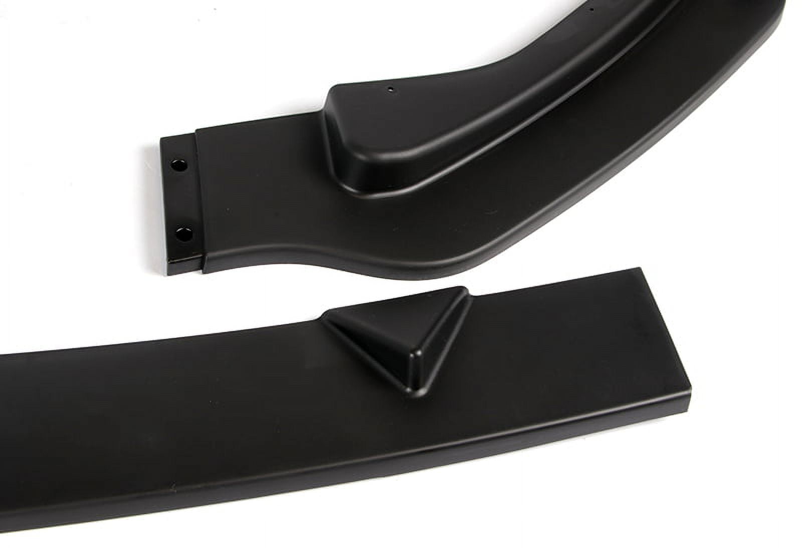 For 2014-2017 Infiniti Q50 Premium Unpainted BLK Front Bumper Body Kit Lip 3PCS