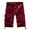 Watermelon Red, variant on HCNTES Mens Cargo Shorts Cotton Drawstring Summer Beach Stretch Twill Chino Golf Shorts( Red,38)