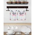 thumbnail image 3 of Easter Kitchen Dish Towels for Drying Dishes Set of 3, Cute Rabbits Ears Bow Daisy Flower Watercolor Plaid Waffle Weave Microfiber Hand Tea Bathroom Towels Quick Dry & Absorbent Towel 15.7x23.6, 3 of 7