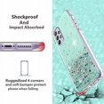 thumbnail image 5 of Compatible with Samsung A33 5G Case Clear Glitter Sparkly Cases Shockproof Samsung Galaxy A33 5G Phone Case Silicone Cute Slim Protective Case (Samsung A33 5G, Green), 5 of 13