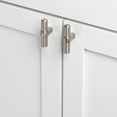 thumbnail image 3 of GlideRite 2.25 in. European Style Solid Steel T-Bar Knobs, Stainless Steel, Pack of 10, 3 of 3
