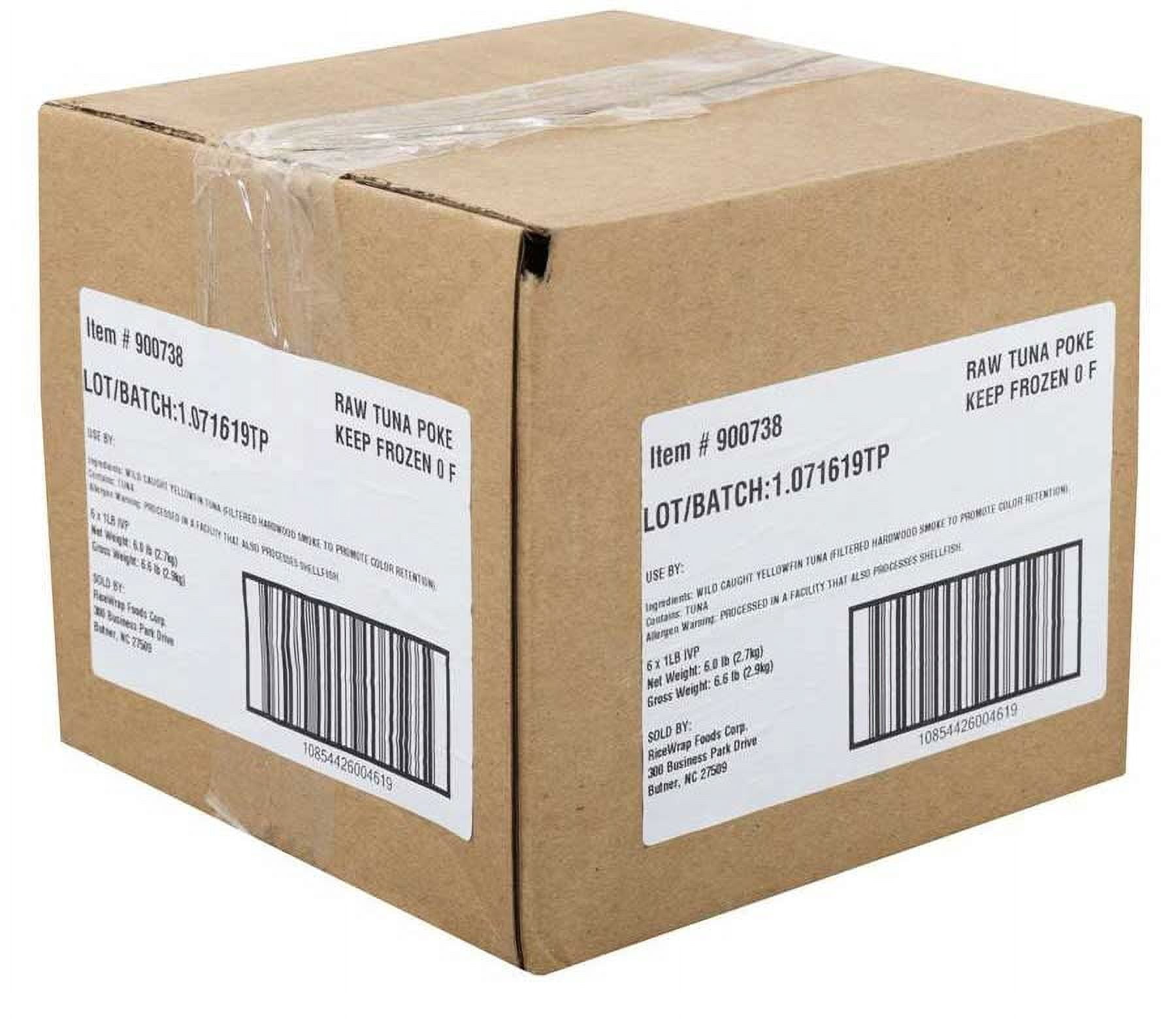 Ricewrap Raw Tuna Poke Cubes, 6 Pound -- 1 each