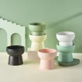 thumbnail image 2 of Cuenco de agua y comida para gatos nórdicos para perros pequeños Comederos elevados para beber y comer Suministros de alimentación de cerámica para mascotas Accesorios para cachorros y gatos, 2 of 5