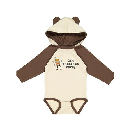 

Inktastic Gym Teachers Rock Gift Baby Boy or Baby Girl Long Sleeve Bodysuit