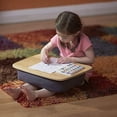 thumbnail image 2 of Lap Desk, Bamboo Top Lap Desk With Pillow for Laptop Built in Slot for Tablet or Phone, Lap Pad for Working, Reading, Writing, Lap Board, Blue, 2 of 5