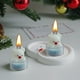thumbnail image 5 of Decoraciones navideñas, adornos navideños, regalos navideños. Vela aromática invernal con ambiente de copo de nieve. Venta al por mayor de velas navideñas pequeñas de regalo (2 unidades)., 5 of 6