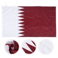 thumbnail image 3 of Bandera de Qatar Bandera de la nación de poliéster bandera de poliéster colgando bandera nacional para qatar HOMEMAXS mx13766886, 3 of 5