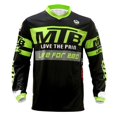 thumbnail image 4 of Camiseta de ciclismo de manga larga para hombre, para exteriores, de verano, color azul oscuro, para ciclismo de montaña o carretera, 4 of 5