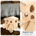 thumbnail image 4 of unbranded Casa Para Y Hamster En Madera Con Doble Nivel Resistente Y Color Amarillo, 4 of 5