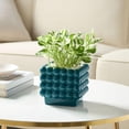 thumbnail image 4 of Mainstays 6" Ceramic Square Dot Planter Pot-White, 4 of 7