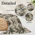 thumbnail image 3 of Vintage Palm Tree Throw Pillow Cover 16 x 24 Inch Decorative Pillow Cover Summer Tropical Botanical Burlap Lumbar Pillowcase Seasonal Rectangle Cushion Case for Couch Sofa Bed Living Room, 3 of 9
