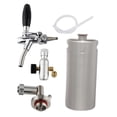 thumbnail image 1 of Mini dispensador de barriles de acero inoxidable, dispensador de grifo para barril, dispensador de grifo de cerveza para fiestas, bares, restaurantes 3.6L, 1 of 8