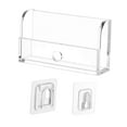 thumbnail image 2 of Organizador de pared para control remoto de puerta de garaje, acrílico, ahorra espacio, ideal para el hogar y el dormitorio. Claro, 2 of 8