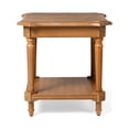 thumbnail image 2 of Maven Lane Pullman Traditional Square Wooden Side Table, Antiqued, Set of 3, 2 of 5
