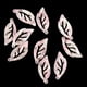 thumbnail image 3 of Colgantes De Hojas De árbol Salvador Para Hallazgos Artesanales Para Un Collar De Accesorios De Bricolaje Rosado, 3 of 8