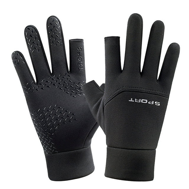Guantes de invierno con pantalla táctil, diseño unisex a prueba de viento, aislamiento térmico, respuesta táctil flexible, para actividades al aire libre, protección contra el frío, equipo para viaje