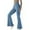 *Light Blue, variant on Bell Bottom Jeans for Women,Trendy Crossover Stretchy Jeans,Flare Leggings Jeans with Pockets Black,Womens Plus L