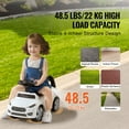 thumbnail image 3 of Toddler Ride On Push Car Ages 1 3 Sit to Stand Toy with Music Steering Wheel and Under Seat Storage White, 3 of 6