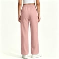 thumbnail image 6 of Grblisyd Girls Straight Leg Pants High Waist School Uniforms Casual Dressy Trendy Going out Trousers with Pockets Lightweight Back to School Slacks, 6 of 6