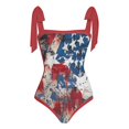 thumbnail image 4 of MKLEKYY Trajes De Baño Mujer Completo Women'S 1 Piece Swimsuit With Beach Cover Up Summer Sexy Two Piece Bikini Set Wrap Skirt Plus Size Floral Monokini, 4 of 4