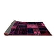 thumbnail image 2 of Ahgly Company Indoor Rectangle Patchwork Purple Transitional Area Rugs, 5' x 7', 2 of 4