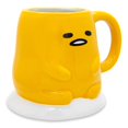 thumbnail image 2 of Sanrio Gudetama "Lazy Egg" Sculpted Ceramic Mug | Holds 20 Ounces, 2 of 8