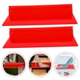 thumbnail image 1 of PAMINGONO 5 Pcs Étagères à Chaussures Rouges pour Mur, Présentoir de Vente au Détail avec Étagères Transparentes à Haute Capacité de Charge, 1 of 8