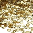 thumbnail image 4 of Uxcell Loose Sequins 0.16" Silver Backed Sequins 3000Pcs Cup Sequins Embroidery Sequins for Jewelry Making Light Gold, 4 of 4