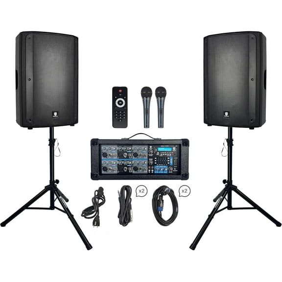 OP PRORECK DEL 156 2000W Bluetooth PA Speaker System
